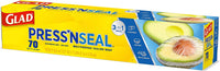 Glad Press'n Seal Plastic Food Wrap - 70 Square Foot Roll (Package May Vary)