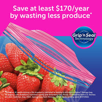 Ziploc Gallon Food Storage Bags, Grip 'n Seal Technology for Easier Grip, Open, and Close, 75 Count, Pack of 2 (150 Total Bags) 75 Count (Pack of 2)