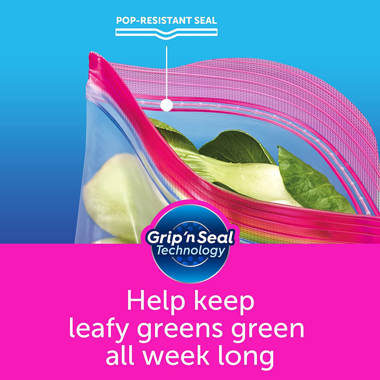 Ziploc Gallon Food Storage Bags, Grip 'n Seal Technology for Easier Grip, Open, and Close, 75 Count, Pack of 2 (150 Total Bags) 75 Count (Pack of 2)