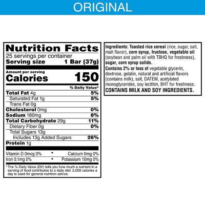 Rice Krispies Treats 1.3 Oz., 25 Ct.