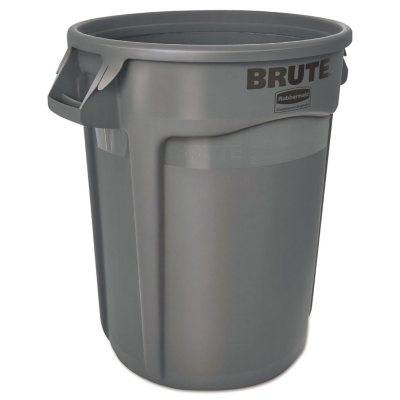 Rubbermaid Brute Trash Can, 32 Gal., Choose Color