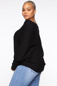 Fashion Nova Karly Sweater - Black