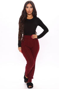 Fashion Nova Krystal Crew Neck Long Sleeve Bodysuit - Black