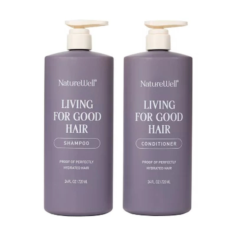 Naturewell Living for Good Shampoo & Conditioner, 24 Fl. Oz., 2 Pk.