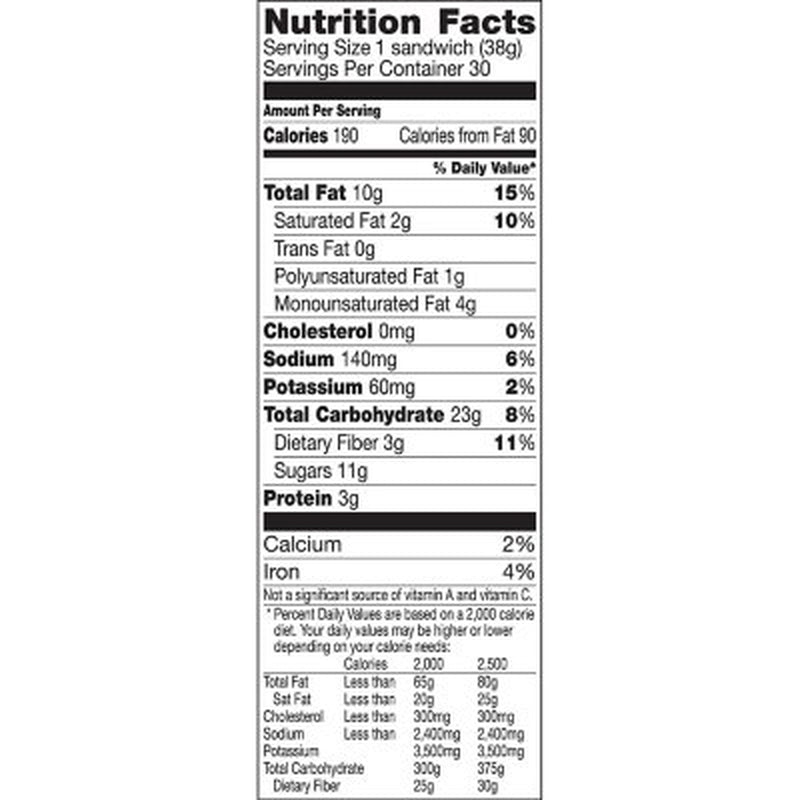 Nature Valley Biscuit Sandwich with Almond Butter, 30 Ct.