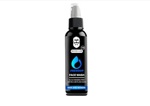 MOOD LOB Face Wash for Men | Fight Acne & Pimples, Brighten Skin, Control Oil & Dirt | Refreshing & Revitalizing Cleanser for Clear, Healthy Skin pack of1 (100ML)