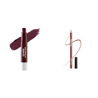 MARS Matte Super Stay LipstickLipstick for Women (2.6 gm) (18-MYSTICAL) Matte Lip Liner | One Swipe Smooth Application | Long Lasting Lip Pencil (1.4gm) (15-MUDDY BRICK)