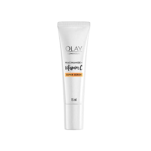 Olay Vitamin C Face Mini Serum with Niacinamide l Dark Spot Reduction l Even Glow & Smooth Texture l Normal, Oily, Dry & Combination Skin l Parabens & Sulphate-free l 15ml