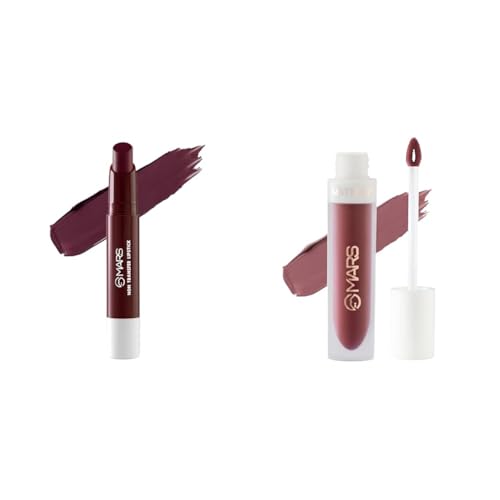 MARS Matte Super Stay LipstickLipstick for Women (2.6 gm) (18-MYSTICAL) Matte Liquid Lip Color | Long Lasting | Non-Transfer & Waterproof Lipstick for Women (4.5 ml) (08-Trend Train)