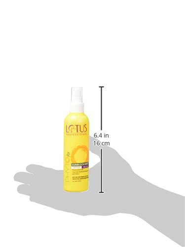 Lotus Professional PHYTORx SUNBLOCK MIST SPF 50 PA+++ | Non greasy finish | High Sun Protection | Damaged skin | Cruelty Free | 100ml