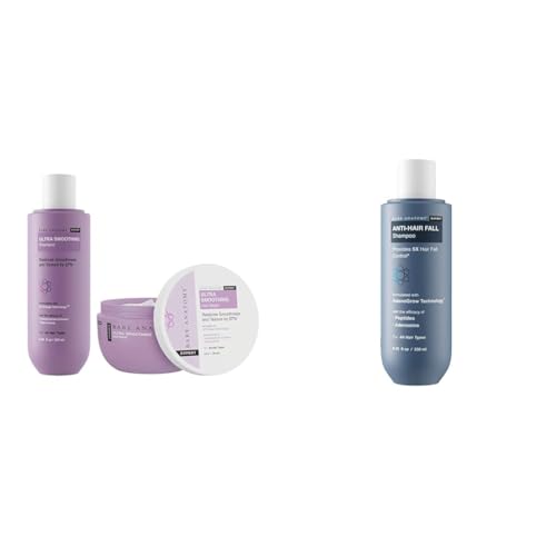 Bare Anatomy Ultra Smooth Shampoo + Hair Mask 250ml Anti Hair Fall Shampoo Vegan| For All Hair Types | For Women & Men | 250ml
