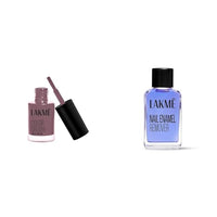 Lakmé True Wear Color Crush Glossy Finish Nail Polish, Long Lasting & Vibrant Nail Paint, 103, 6Ml,Lakmé Nail Color Remover, 27ml