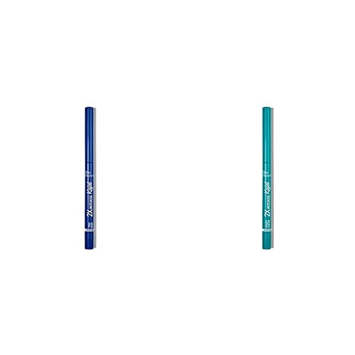 Blue Heaven Soft Kajal Eyeliner, Matte, Blue, 0.31G And Soft Kajal Eyeliner Pencil, Green, 0.31G
