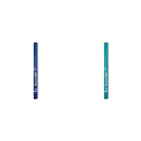 Blue Heaven Soft Kajal Eyeliner, Matte, Blue, 0.31G And Soft Kajal Eyeliner Pencil, Green, 0.31G