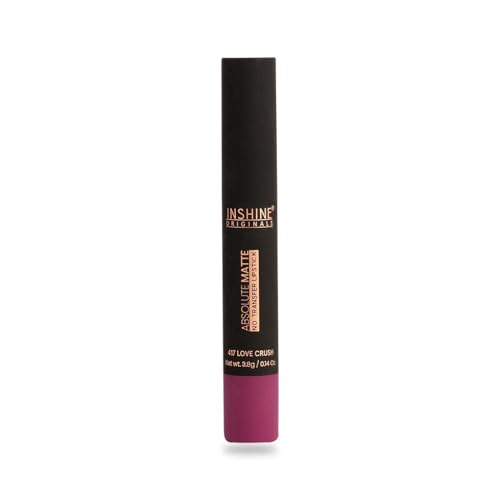 INSHINE Absolute Matte Lipstick - Long-lasting, Transfer-resistant, Velvety Matte Finish with Intense Color, Up to 12 Hours Wear | Perfect for Sophisticated Lips - LOVE CRUSH