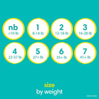 Pampers Swaddlers Diapers, Sizes Newborn-8