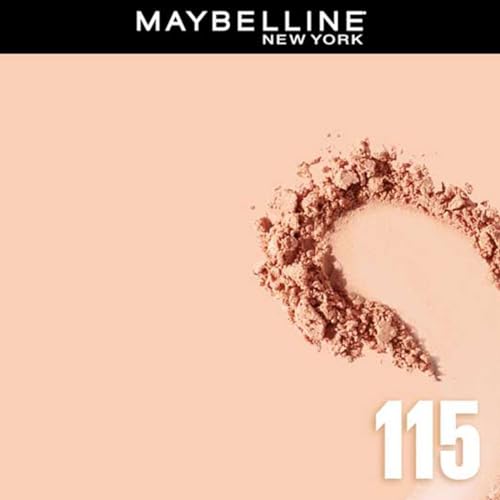 Maybelline New York Fit Me Compact Powder, Matte + Poreless Compact Powder, upto 16 hours of Oil Control with SPF 32 PA+++ and UV filters, and ideal for normal to oily skin - 115 Ivory|6g