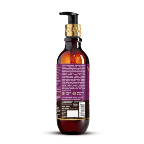 WOW Skin Science Onion Conditioner With Red Onion Seed Oil Extract, Black Seed Oil & Pro-Vitamin B5 - No Parabens, Mineral Oil, Silicones, Color & Peg - 250 ml