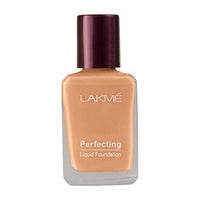 LAKMÉ 9 To 5 Complexion Care Cc Light Coverage Face Cream, Almond, Conceals Dark Spots & Blemishes, 30G & Perfecting Natural Liquid Foundation for Acne Prone Skin, Shell, 27Ml