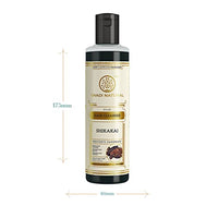 Khadi Natural Shikakai Shampoo for Cleaning Hair | Natural Hair Cleanser with Shikakai | Nourishing Shampoo for Healthy Hair | Suitable for All Hair Types 210ml