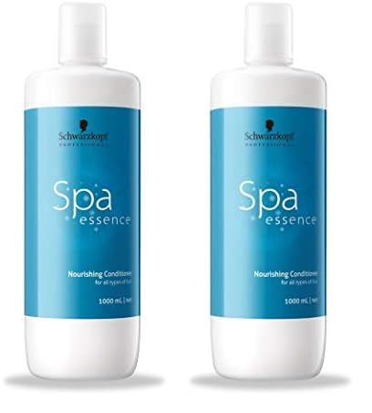 Schwarzkopf Professional Spa Essence Nourishing Conditioner | All, Fresh, 1000 Millilitre (Pack of 2)