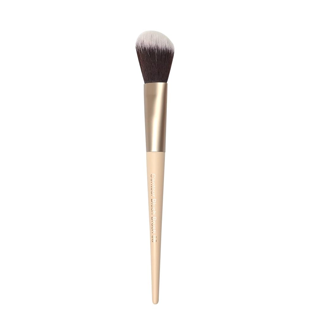Milagro Beauty Contour Blush Brush 05 – Angled Brush for Cream & Powder Blush, Bronzer & Highlighter Application, Precision Sculpting, Soft Vegan Bristles, Defines & Enhances Features