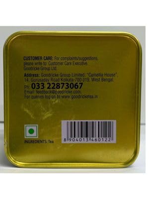 GOODRICKE Castleton Vintage Darjeeling Tea - 250gm (Pack of 1) | Single Estate Whole Leaf tea | 100% Loose Leaves | Premium Black Tea with Rich Taste & Aroma
