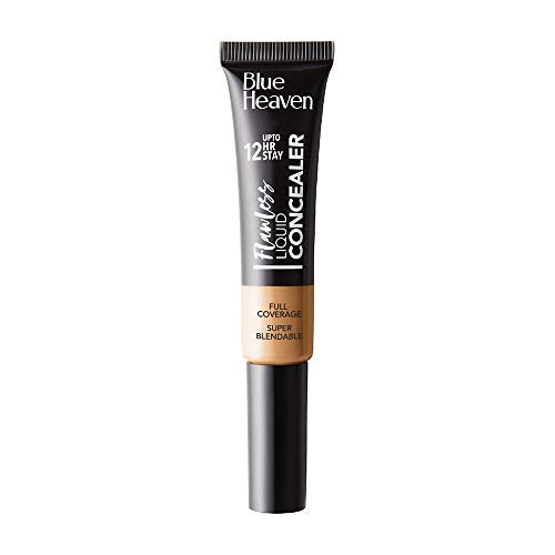 Blue Heaven Liquid;Cream Flawless Liquid Full Coverage Concealer For Normal Skin - Caramel, 401 Matte Finish Caramel 17 Ml, Pack Of 1