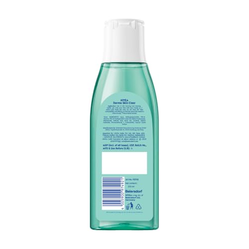 NIVEA Derma Skin Clear Toner (200ml), Cleansing and Hydrating Toner, Salicylic Acid Toner Enriched with Niacinamide to Rebalance the Skin and Remove Impurities, For Blemish-Prone Skin
