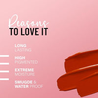 Seven Seas Pure Liquid Lipstick, Matte Finish, Purple (Roof Terracotta, 7ml)
