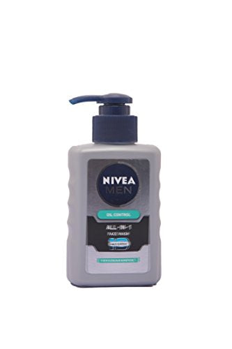 Nivea Men Face Wash, Deep Impact Intense Clean, 100g & Men Face Wash, Oil Control, 10x Vitamin C, 150ml