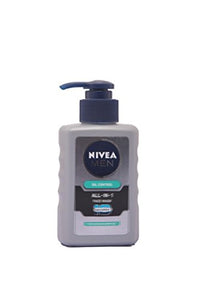 Nivea Men Face Wash, Deep Impact Intense Clean, 100g & Men Face Wash, Oil Control, 10x Vitamin C, 150ml