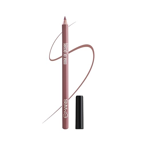 MARS Long Lasting Crayon Lipstick up to 12 Hours Stay (3.5 gm) (12-I Am Fierce) Matte Lip Liner | One Swipe Smooth Application | Long Lasting Lip Pencil (1.4gm) (16-PEACHY GLOW)