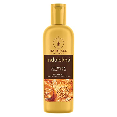 Indulekha Bringha Ayurvedic Shampoo 100 Ml, For Hair Fall Control, With Bringharaj Extracts, Amla, Shikakai - Paraben Free, For Men & Women.