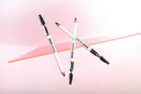 wet n wild Brow-Sessive Brow Pencil 9g- Dark Brown, Dual-Ended Eyebrow Pencil with Spoolie Brush for Thin and Thick Eyebrows, Natural Look Formula, Buildable Color Definition