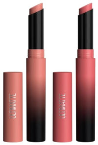 Maybelline New York Lipstick, Color Sensational Ultimattes, 699 More Buff, 1.7 g & Maybelline New York Lipstick, Color Sensational Ultimattes, 499 More Blush, 1.7 g