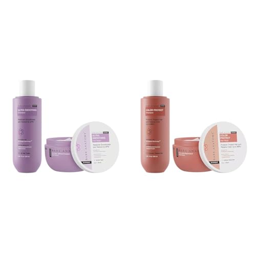 Bare Anatomy Ultra Smooth Shampoo + Hair Mask 250ml Color Protect Shampoo + Hair Mask Kit for Coloured and Treated Hair For Dry & Frizzy Hair, 250ml + 250g