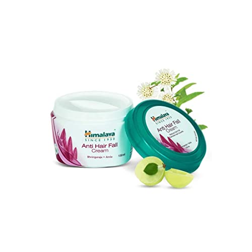 Himalaya Anti-Hair Fall Cream | Reduces Hair Fall & Improves Hair Conditioning | Non Sticky Oil Replacement Hair Cream | With Bhringraja & Amla | For Women & Men | 100ml