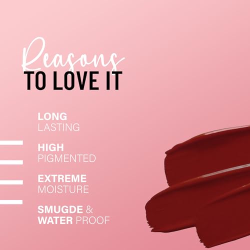 Seven Seas Pure Liquid Lipstick, Matte Finish, Purple (Totem Pole, 7ml)