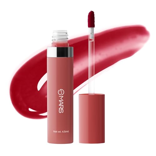 MARS Drip Lip Mist for Women (4.5 ml) (07-Pomelo Drip) Reapplication Matte Super Stay Lipstick | Up to 12 Hours Long Lasting | Smudge Proof and Waterproof Lipstick for Women (2.6 gm) (14-ENCHANTED)