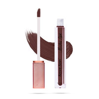 Seven Seas Mocha Lips Matte Liquid Lipstick | Non-Transfer Liquid Lipstick | 12 Hours Long Lasting | Highly Pigmented | Intense Color Payoff | Smudgeproof Liquid Lipstick for Women (201, 4ml)