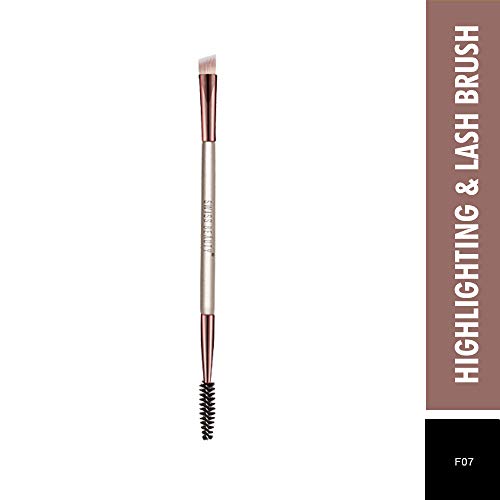 Swiss Beauty Highlighting & Lash Brush | With Synthetic And Soft Bristles Makeup Brush |