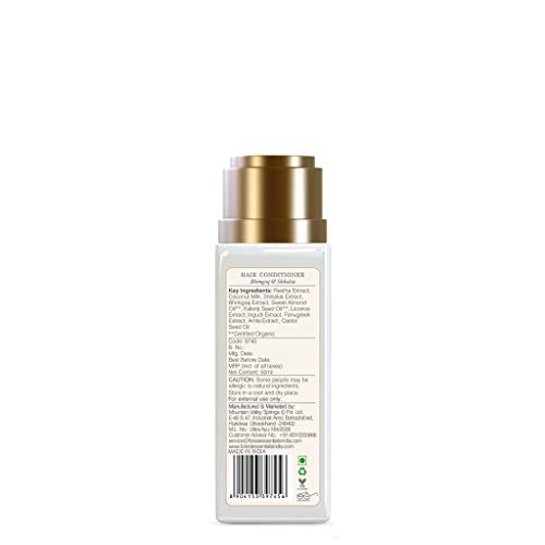 Forest Essentials Ayurvedic Bhring Raj Herb Enriched Head Massage Oil, 200ml & Forest Essentials Hair Conditioner Bhringraj and Shikakai, 50ml
