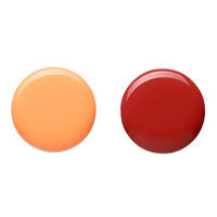 Typsy Beauty 2 In 1 Gel Nail Polish | Orange & Red | Quick Drying | Glossy Finish | Long Lasting | Chip Resistant |10 ml