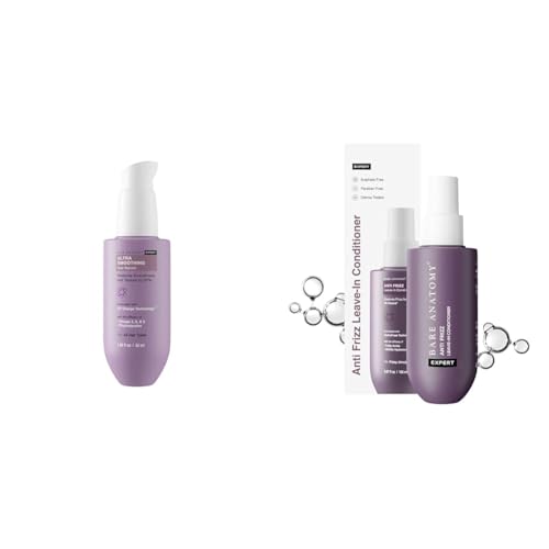 Bare AnatomyUltra Smoothing Hair Serum For Dry & Frizzy Hair | 50ml + Anti Frizz Leave In Conditioner | Deep Conditioned Frizz Controlled Hair For 24 hrs | For Dry & Frizzy Hair 150ml