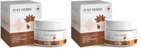 Just Herbs Saffron + White Lotus Radiance Booster Cream with SPF 30+ for Brighter Complexion | For Men & Women- 50g (Pack of 2)