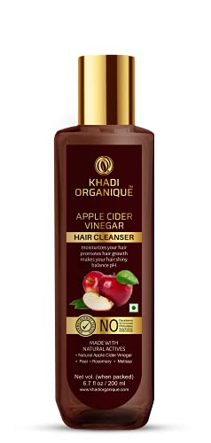 Khadi Organique Apple Cider Vinegar Hair Cleanser/Shampoo (SLS & PARABEN FREE) - 200ML