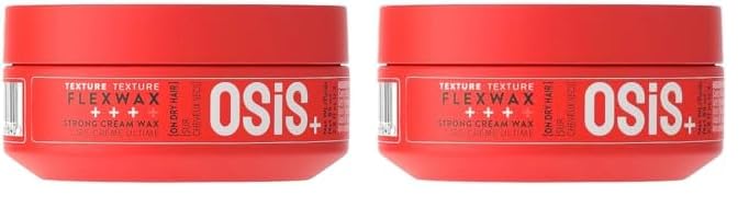 Schwarzkopf Professional Osis+ Flexwax Strong Hair Styling Cream Wax I Provides Grip And Natural Shine I Easy To Apply And Wash | Medium Hold | Suitable Of All Hair Types | For Men And Women | 85 Ml