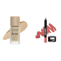 MARS High Coverage All Skin Type Liquid Matte Foundation | Blemish Free & Blendable Foundation For Makeup (40Ml) (SHADE-03) Long Lasting Crayon Lipstick Up To 12 Hours Stay (3.5 Gm) (12-I Am Fierce)