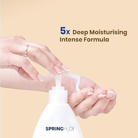 Spring H2O Coco Malai Body Lotion | Deep Moisturizing with Cocoa Butter & Pro-Vitamin B5 | Skin Whitening & Hydrating Formula | 400ml Nourishing Body Cream